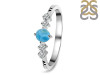 Larimar & White Topaz Ring LAR-RDR-2211.