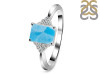 Larimar & White Topaz Ring LAR-RDR-2254.