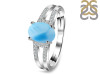 Larimar & White Topaz Ring LAR-RDR-2255.