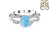 Larimar & White Topaz Ring LAR-RDR-2267.