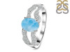 Larimar & White Topaz Ring LAR-RDR-2267.