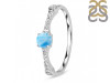 Larimar & White Topaz Ring LAR-RDR-2276.