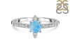 Larimar & White Topaz Ring LAR-RDR-2282.