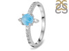 Larimar & White Topaz Ring LAR-RDR-2282.