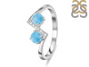 Larimar & White Topaz Ring LAR-RDR-2295.