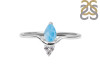 Larimar & White Topaz Ring LAR-RDR-2298.