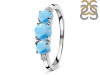 Larimar & White Topaz Ring LAR-RDR-232.