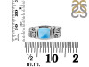 Larimar & White Topaz Ring LAR-RDR-328.