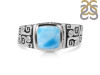 Larimar & White Topaz Ring LAR-RDR-328.