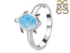 Larimar Turtle Ring LAR-RDR-78.