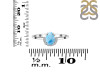Larimar & White Topaz Ring LAR-RR-170.