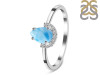 Larimar & White Topaz Ring LAR-RR-170.