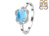 Larimar & White Topaz Ring LAR-RR-342.