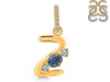 Labradorite & White Topaz Alphabet Z Pendant LBD-RDA-104.