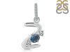 Labradorite & White Topaz Alphabet Z Pendant LBD-RDA-104.