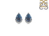 Labradorite & White Topaz Stud Earring LBD-RDE-1262.