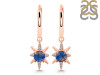 Labradorite & White Topaz Hoop Earring LBD-RDE-1470.