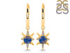 Labradorite & White Topaz Hoop Earring LBD-RDE-1470.