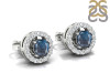 Labradorite & White Topaz Stud Earring LBD-RDE-984.