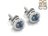 Labradorite & White Topaz Stud Earring LBD-RDE-984.