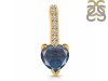 Labradorite & White Topaz Pendant LBD-RDP-540.