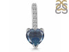 Labradorite & White Topaz Pendant LBD-RDP-540.
