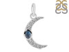 Labradorite & White Topaz Pendant LBD-RDP-691.