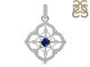 Labradorite & White Topaz Pendant LBD-RDP-797-CZ-LOOP.
