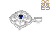 Labradorite & White Topaz Pendant LBD-RDP-797-CZ-LOOP.