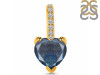Labradorite & White Topaz Pendant LBD-RDP-819.