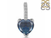 Labradorite & White Topaz Pendant LBD-RDP-819.