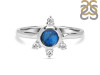 Labradorite & White Topaz Ring LBD-RDR-1619.
