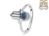 Labradorite Hamsa Hand Ring LBD-RDR-2163.