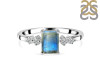 Labradorite & White Topaz Ring LBD-RDR-2187.
