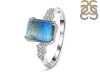 Labradorite & White Topaz Ring LBD-RDR-2215.