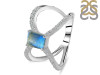 Labradorite & White Topaz Ring LBD-RDR-2293.