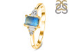 Labradorite & White Topaz Ring LBD-RDR-2397.