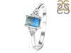 Labradorite & White Topaz Ring LBD-RDR-2397.