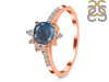 Labradorite & White Topaz Ring LBD-RDR-2404.