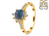Labradorite & White Topaz Ring LBD-RDR-2404.
