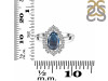 Labradorite & White Topaz Ring LBD-RDR-2770.