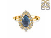 Labradorite & White Topaz Ring LBD-RDR-2770.