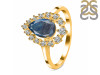 Labradorite & White Topaz Ring LBD-RDR-2770.