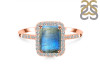 Labradorite & White Topaz Ring LBD-RDR-3071.