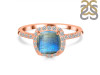 Labradorite & White Topaz Ring LBD-RDR-3119.