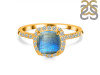 Labradorite & White Topaz Ring LBD-RDR-3119.