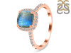 Labradorite & White Topaz Ring LBD-RDR-3119.