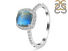 Labradorite & White Topaz Ring LBD-RDR-3119.