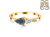 Labradorite  & White Topaz Ring LBD-RDR-3238.