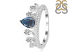 Labradorite & White Topaz Ring LBD-RDR-405.